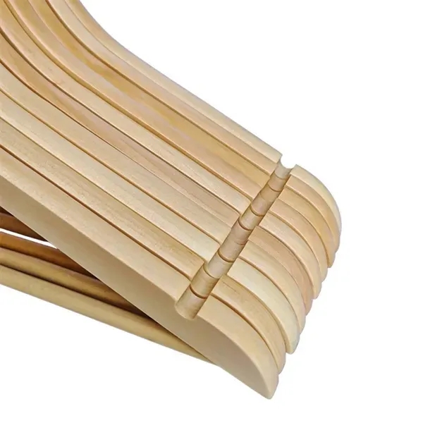 Wooden Clothes Hanger - Natural Finish 10