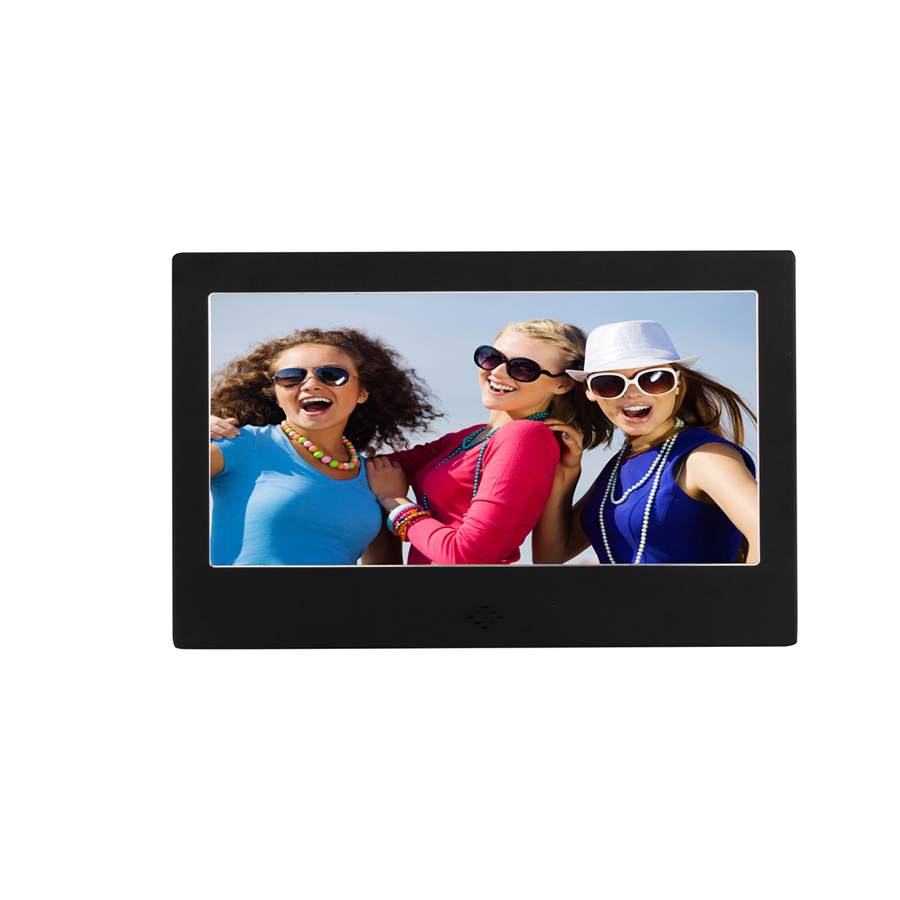 7" LCD Digital Photo Frame W/Brushed Metal Finish 4