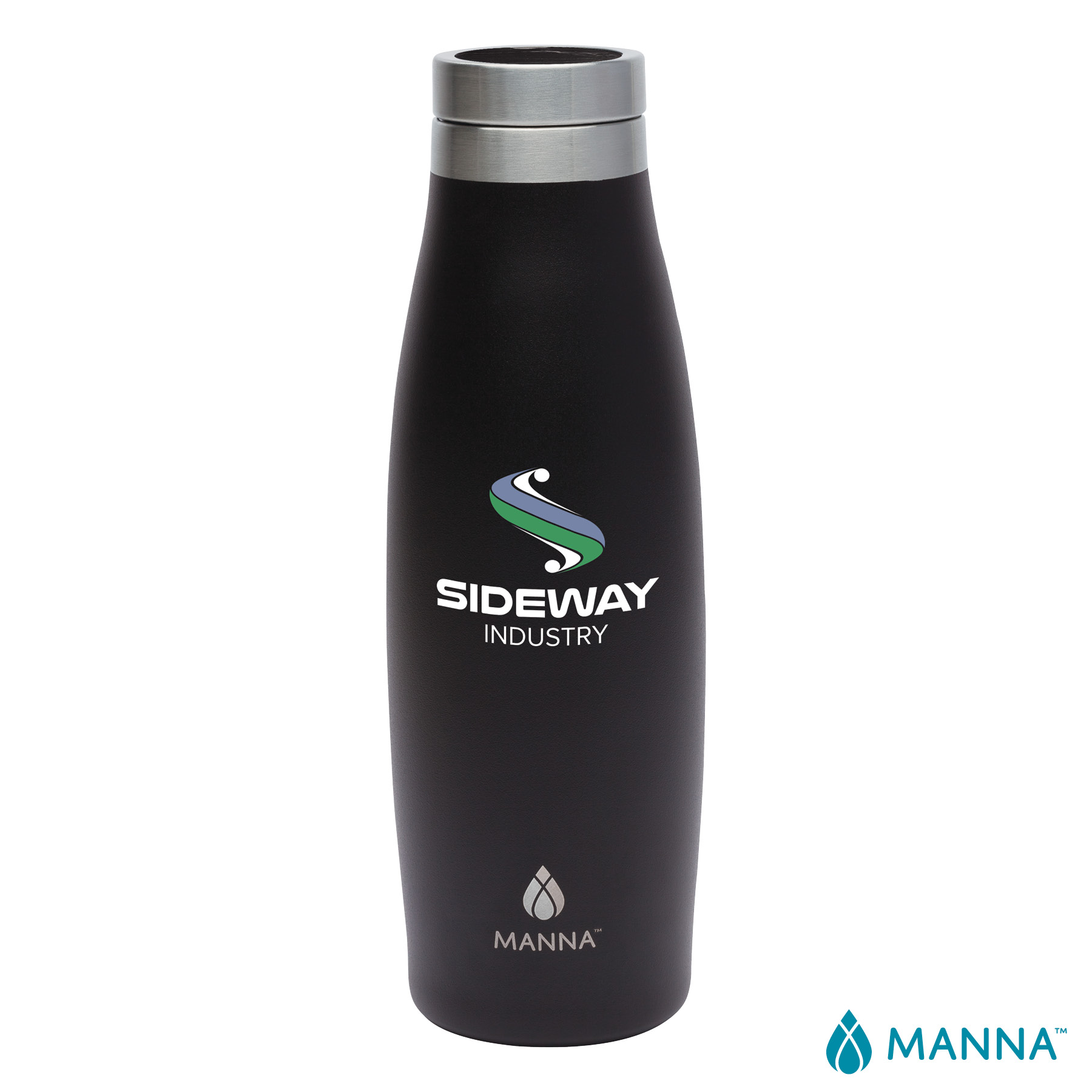 Manna™ 18 oz. Oasis Stainless Steel Water Bottle w/ Marble Lid 18