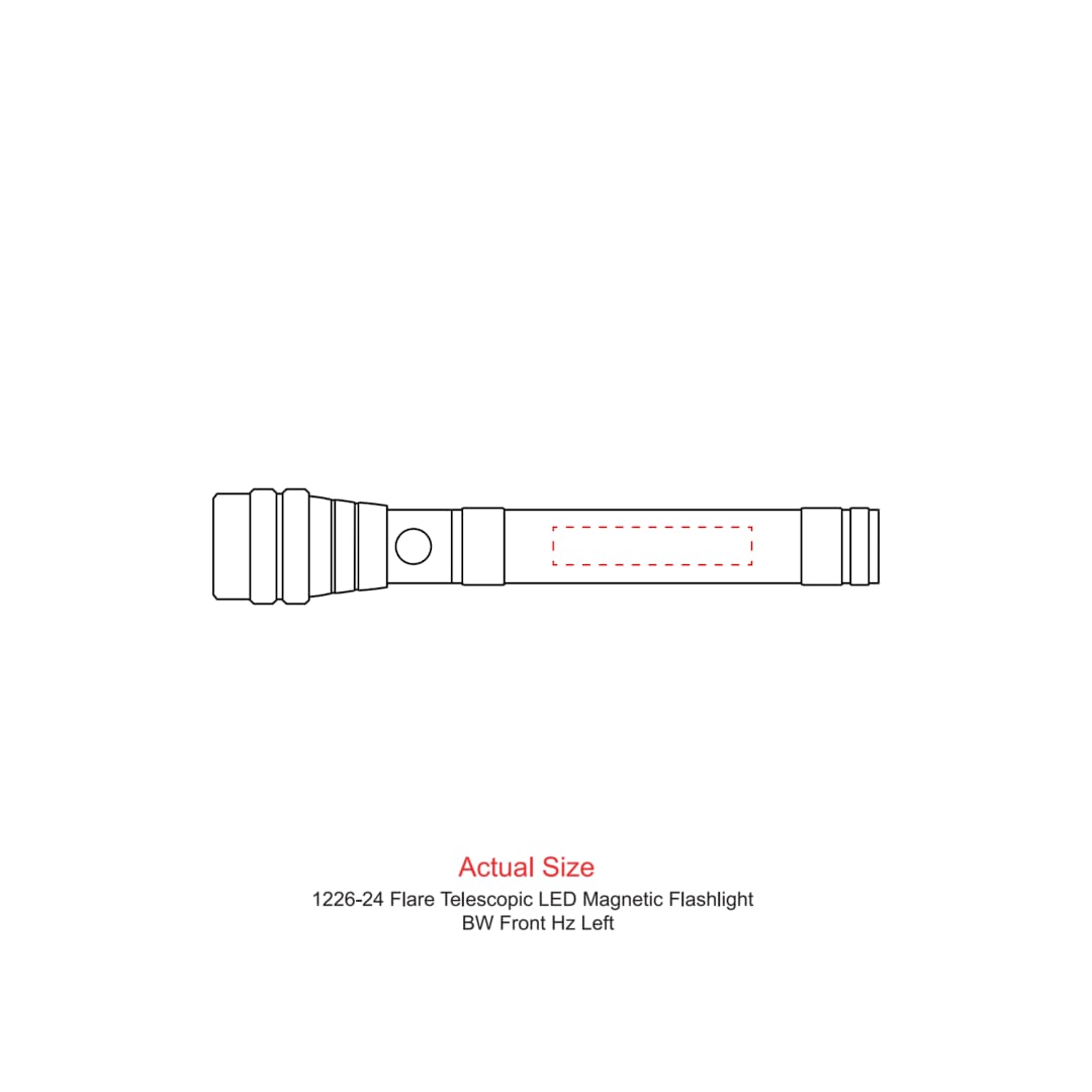 Flare Telescopic LED Magnetic Flashlight 51