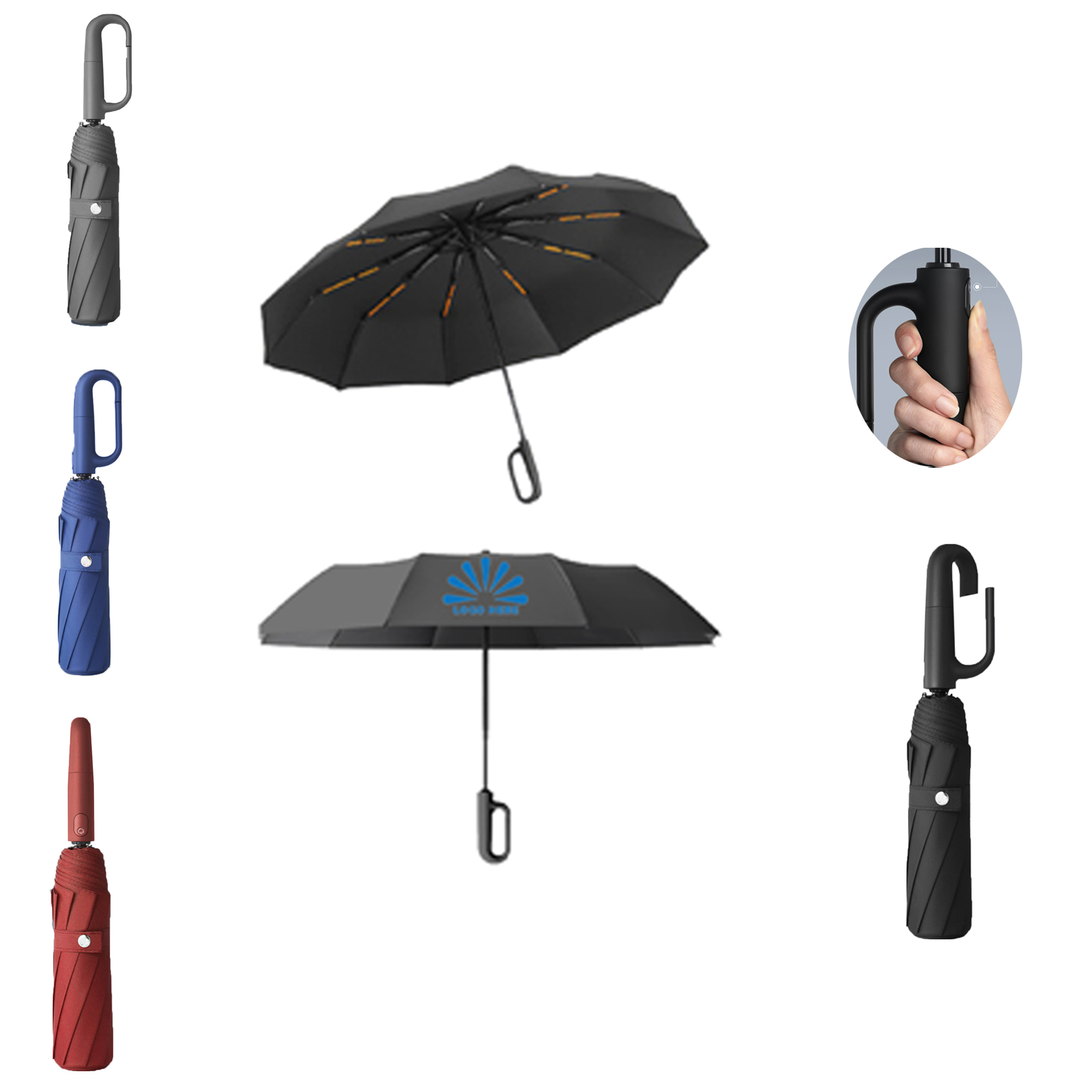 Super Windproof Sunshade Automatic Umbrella 1