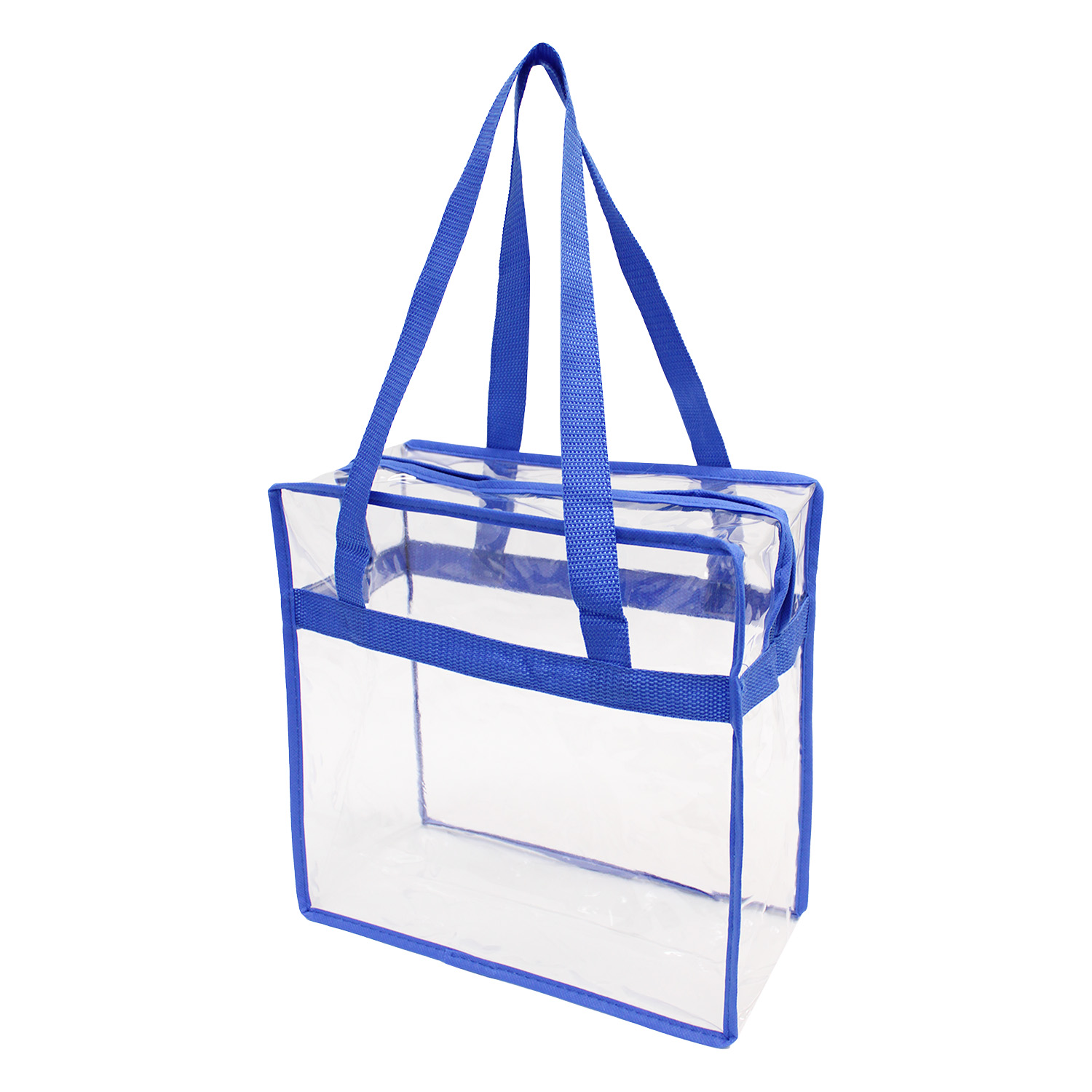 Clear Stadium Security Zipper Tote