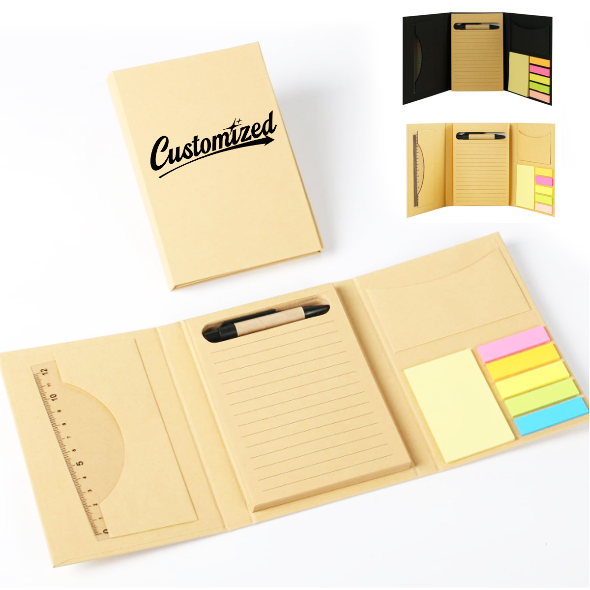 Desk Organizer with Notepad  Sticky Notes 2