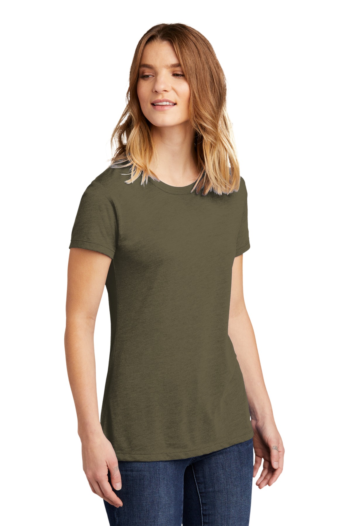 Next Level Apparel Women's CVC Tee. NL6610 143