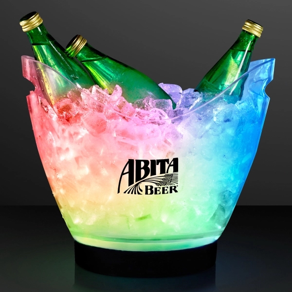 LED large ice bucket with remote 2