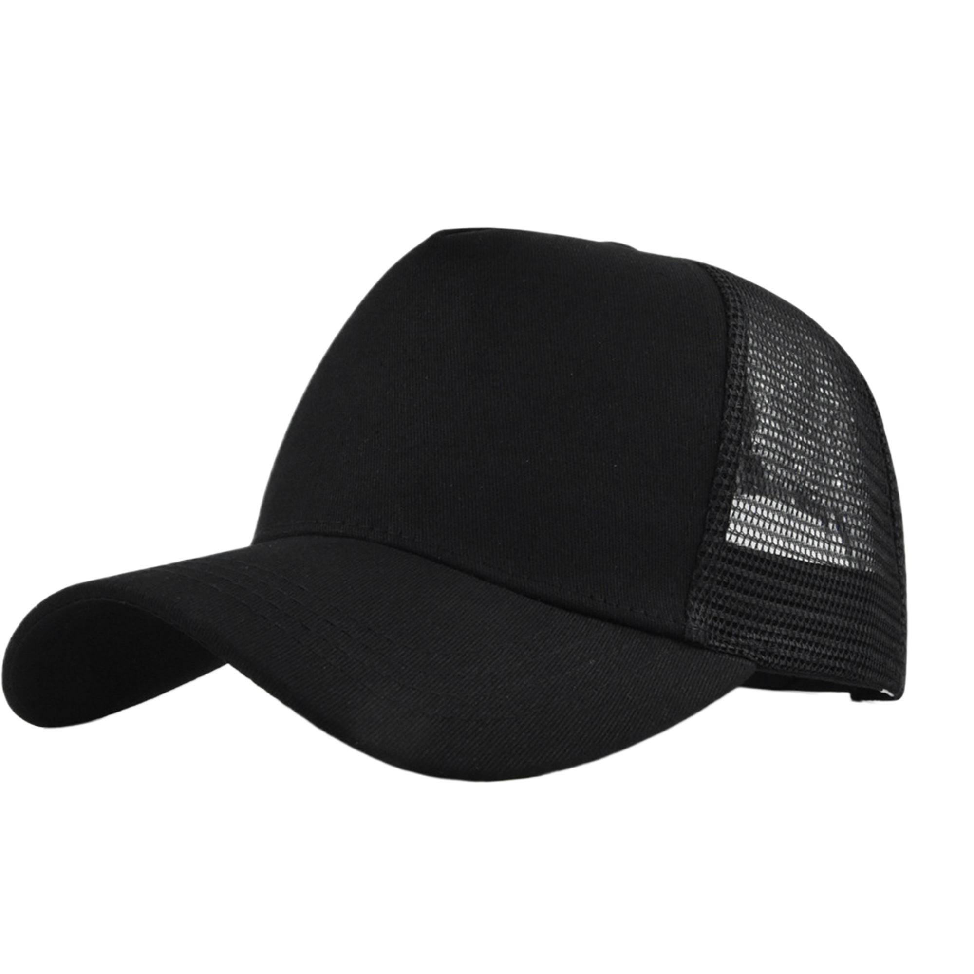 MOQ50 Hard Top 5-Panel Mesh Trucker Cap 10