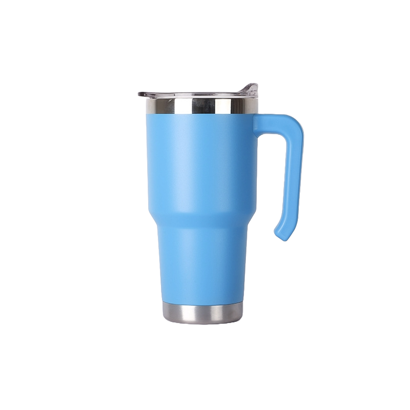 30 oz Stainless Steel Tumbler W/ Straw & Lid 10