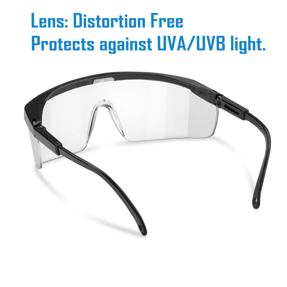 Safety Glasses-Traditional styling with protective side shields. 2