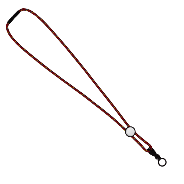 3/16" Nylon Cord Lanyard with Snap-Buckle Release, Standard O-Ring & Slider 8