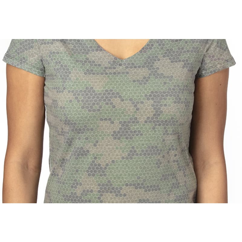 Threadfast Apparel Ladies' Ultimate CVC V-Neck T-Shirt 26