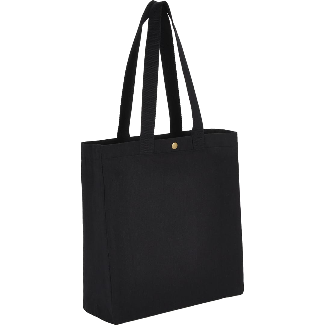 Repose 10oz Recycled Cotton Box Tote w/Snap 16