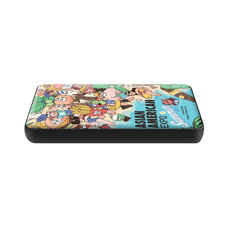 EcoTech Eco-Friendly 10000mAh rPET Wireless Power Bank with Light-Up Logo 8