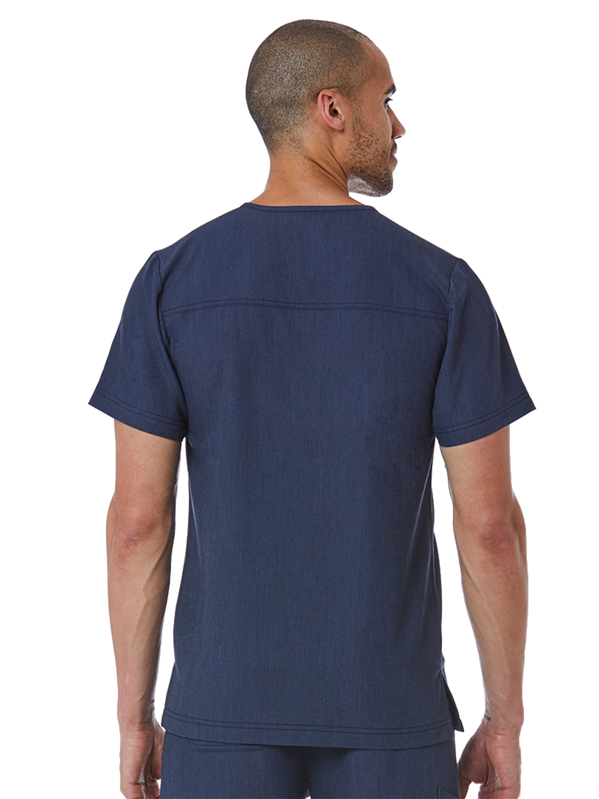 Maevn - Matrix Pro - Men's One-Pocket Tuckable Contrast Piping V-Neck Top 3