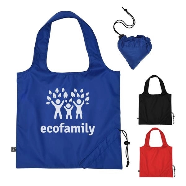 Foldaway Tote Bag With 100% RPET Material 1