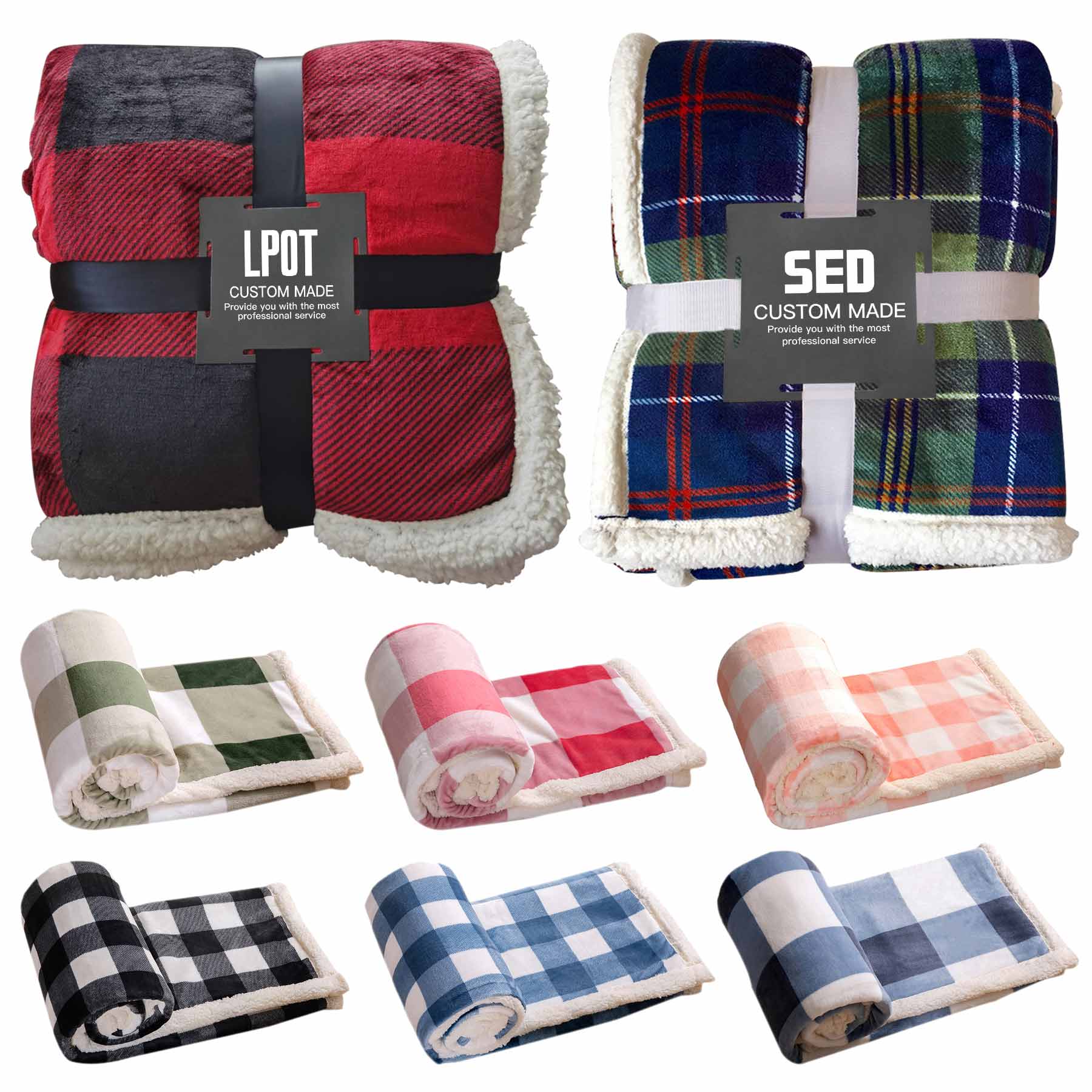 Blankets with Sherpa Reverse 1
