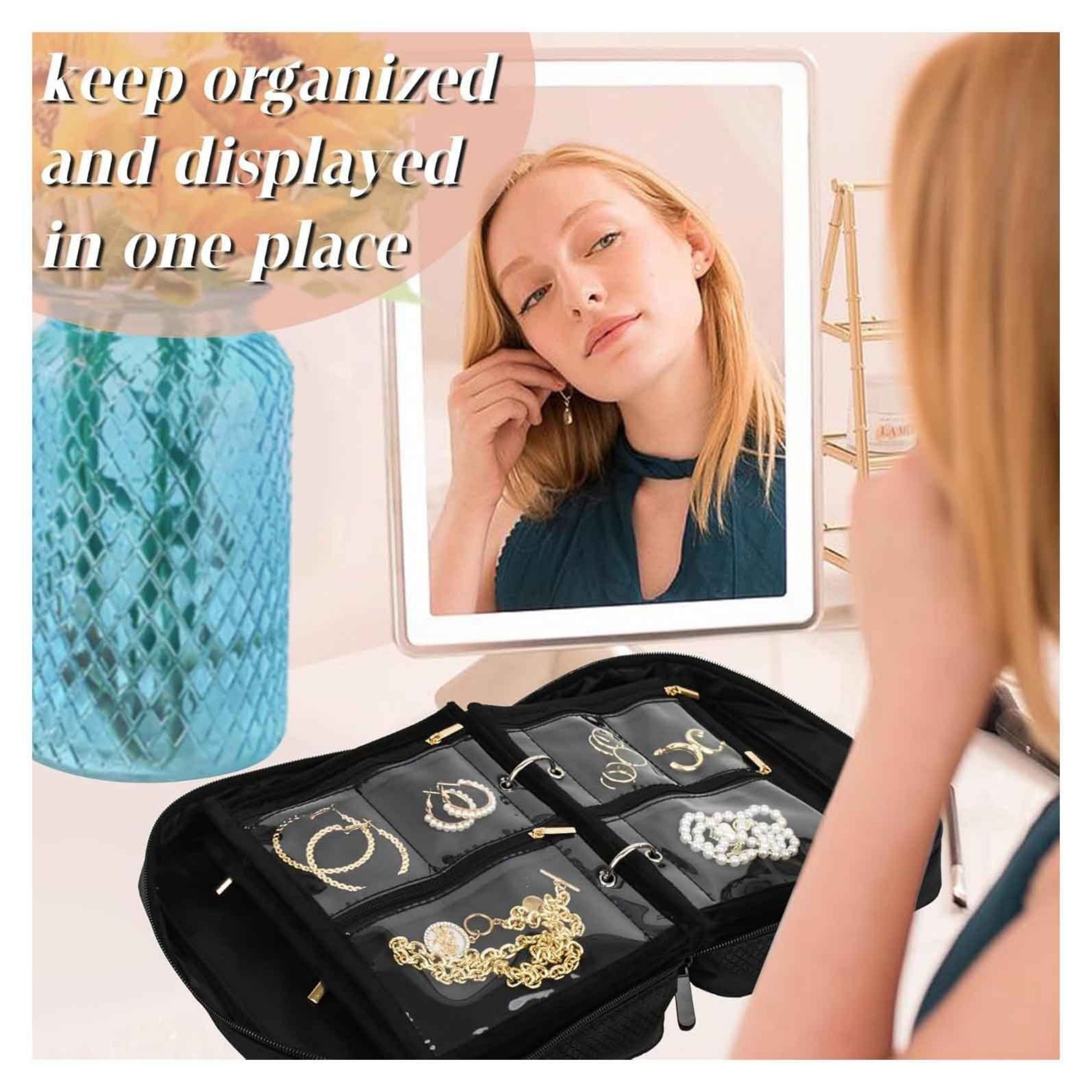 Travel Jewelry Organizer Case 6