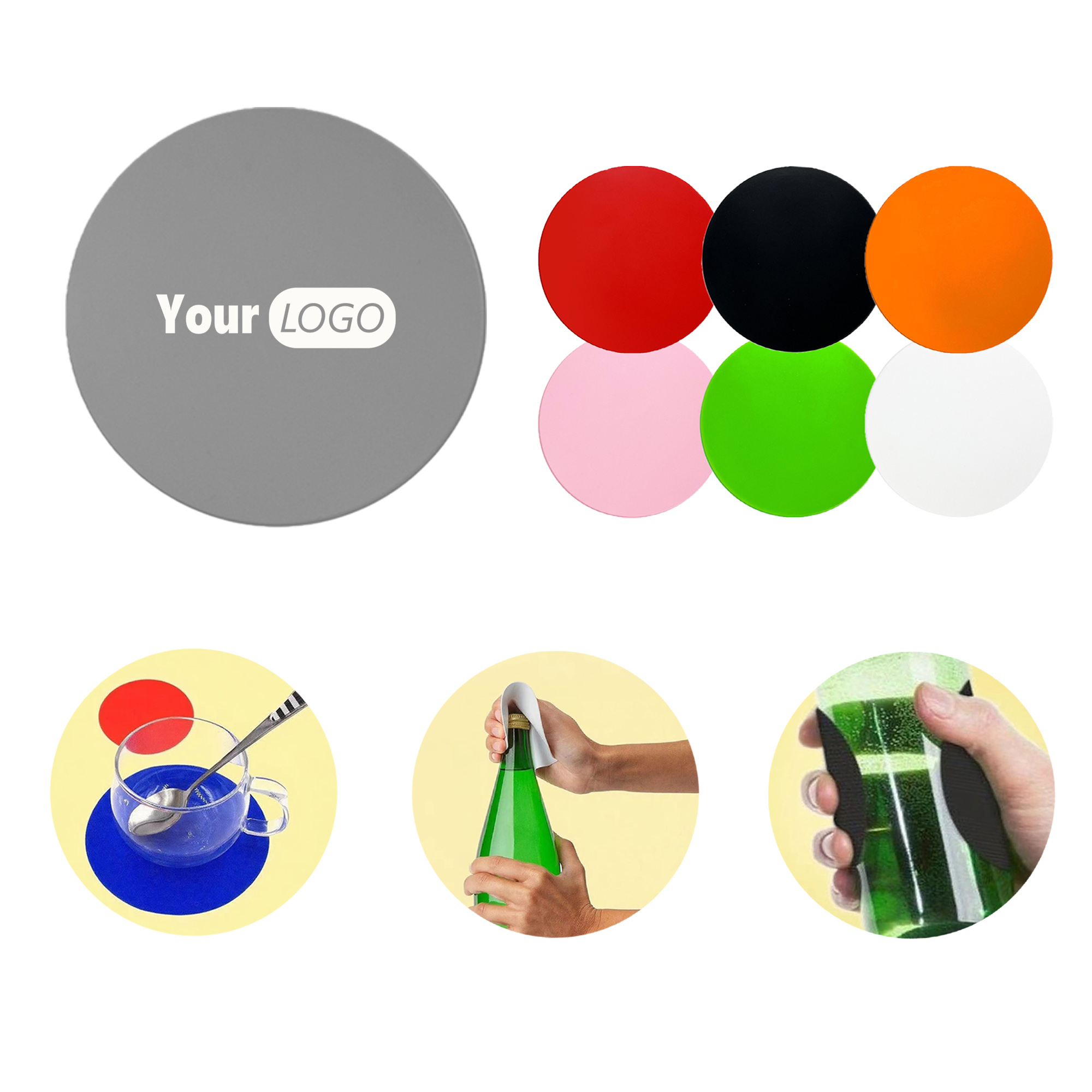 MOQ 20 Jar Opener Pad Made of Silicone Material 1