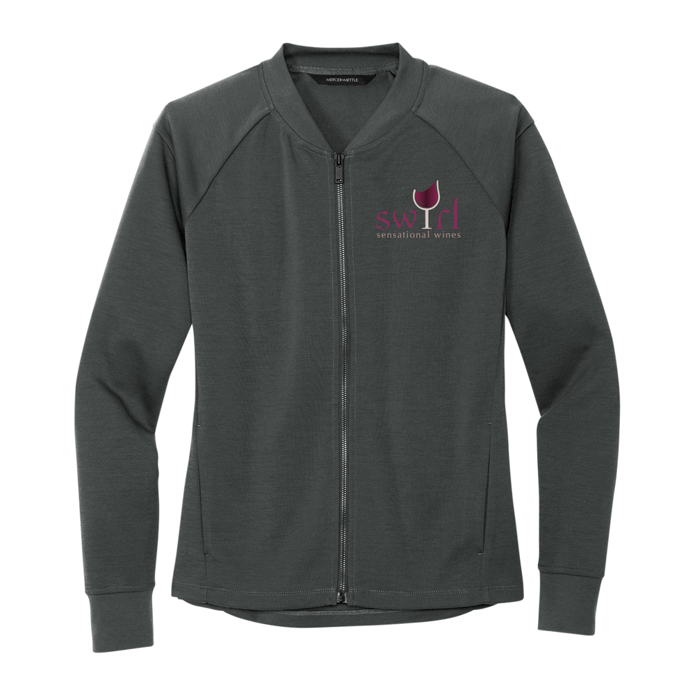 Women's Knit Bomber Jacket 4
