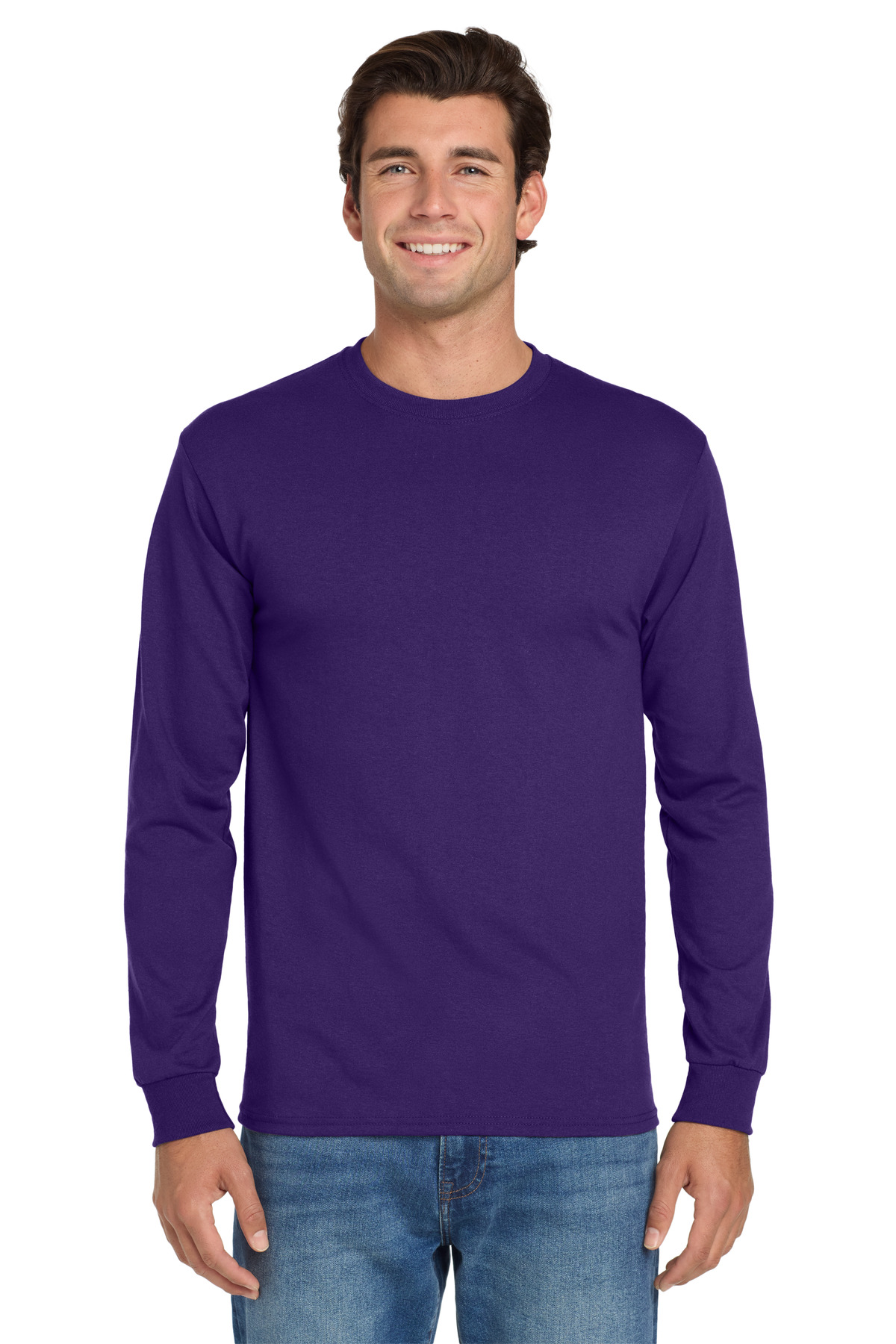 Jerzees - Dri-Power 50/50 Cotton/Poly Long Sleeve T-Shirt. 29LS 195