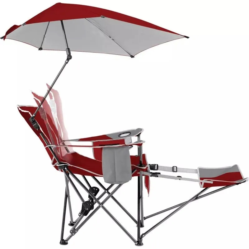 Foldable Beach Chair with Umbrella 16