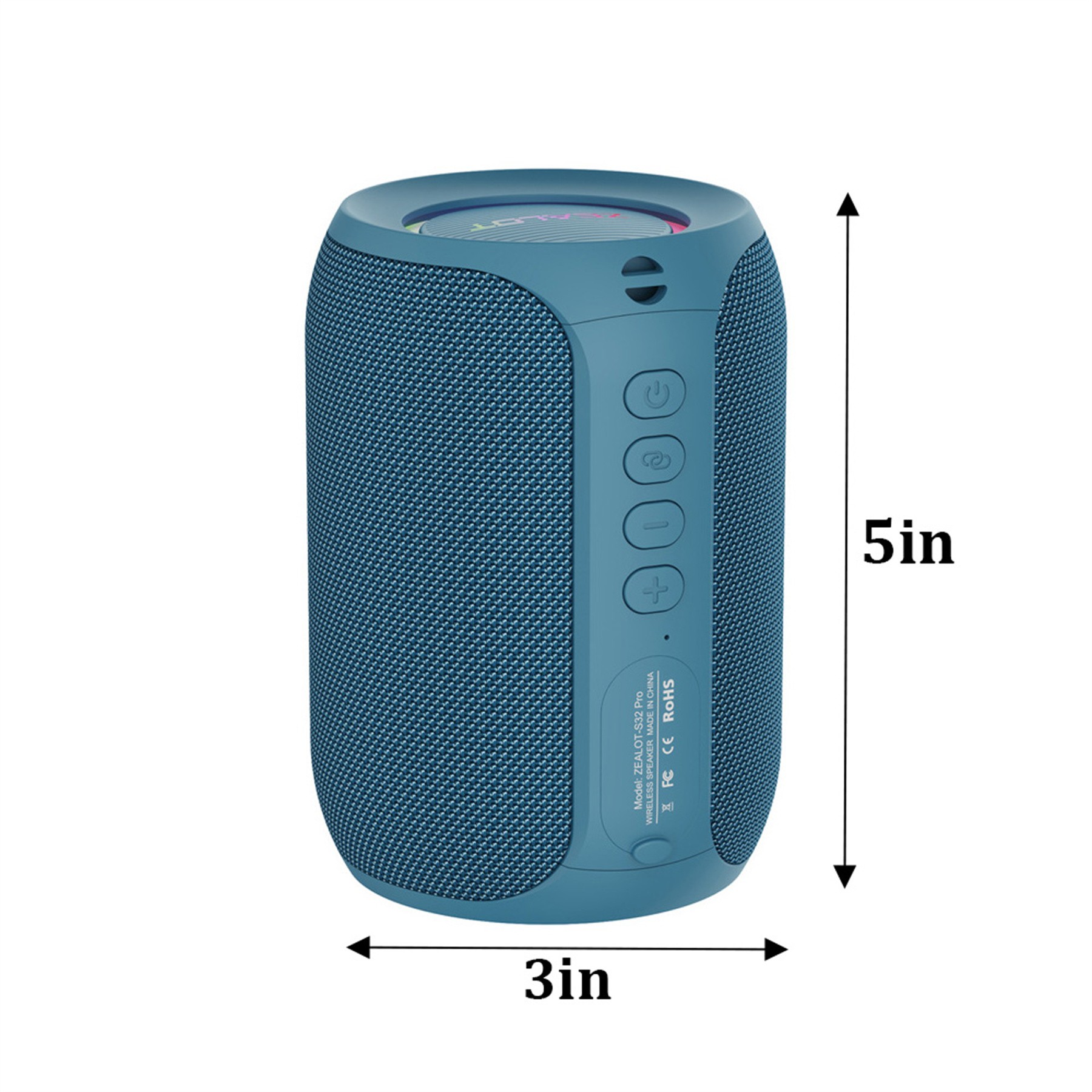 Bluetooth Speaker with Lights 4