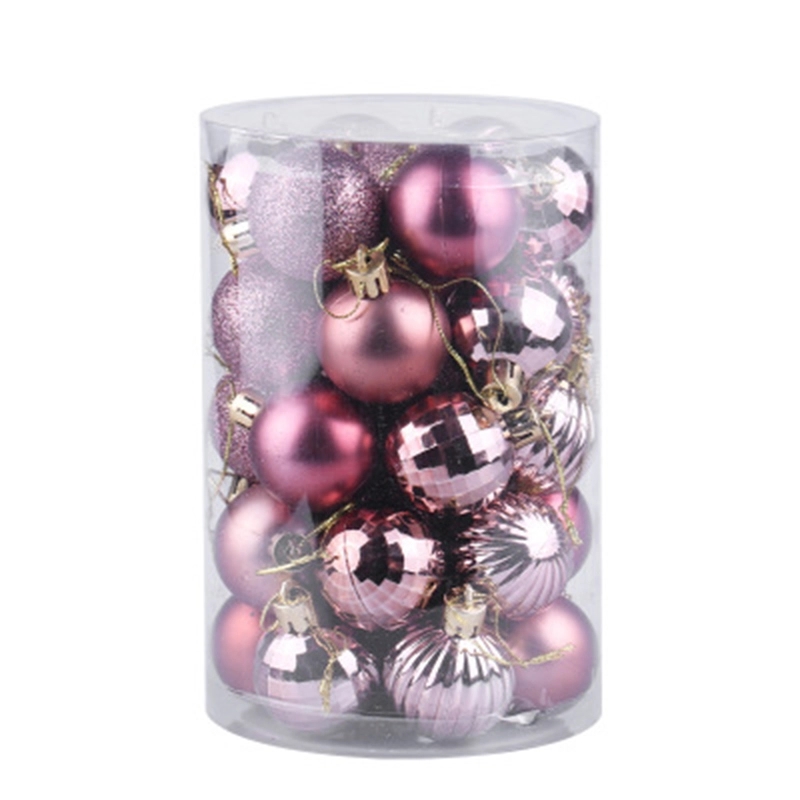 34Pcs Christmas balls set 4cm ornaments tree decor 8