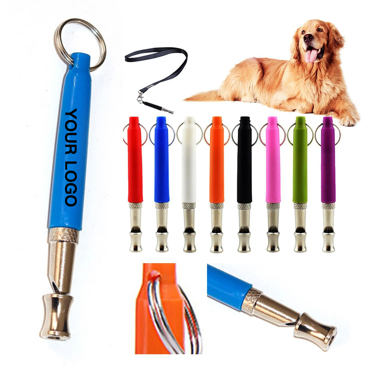 Stainless Training Silent Dog Whistle 3