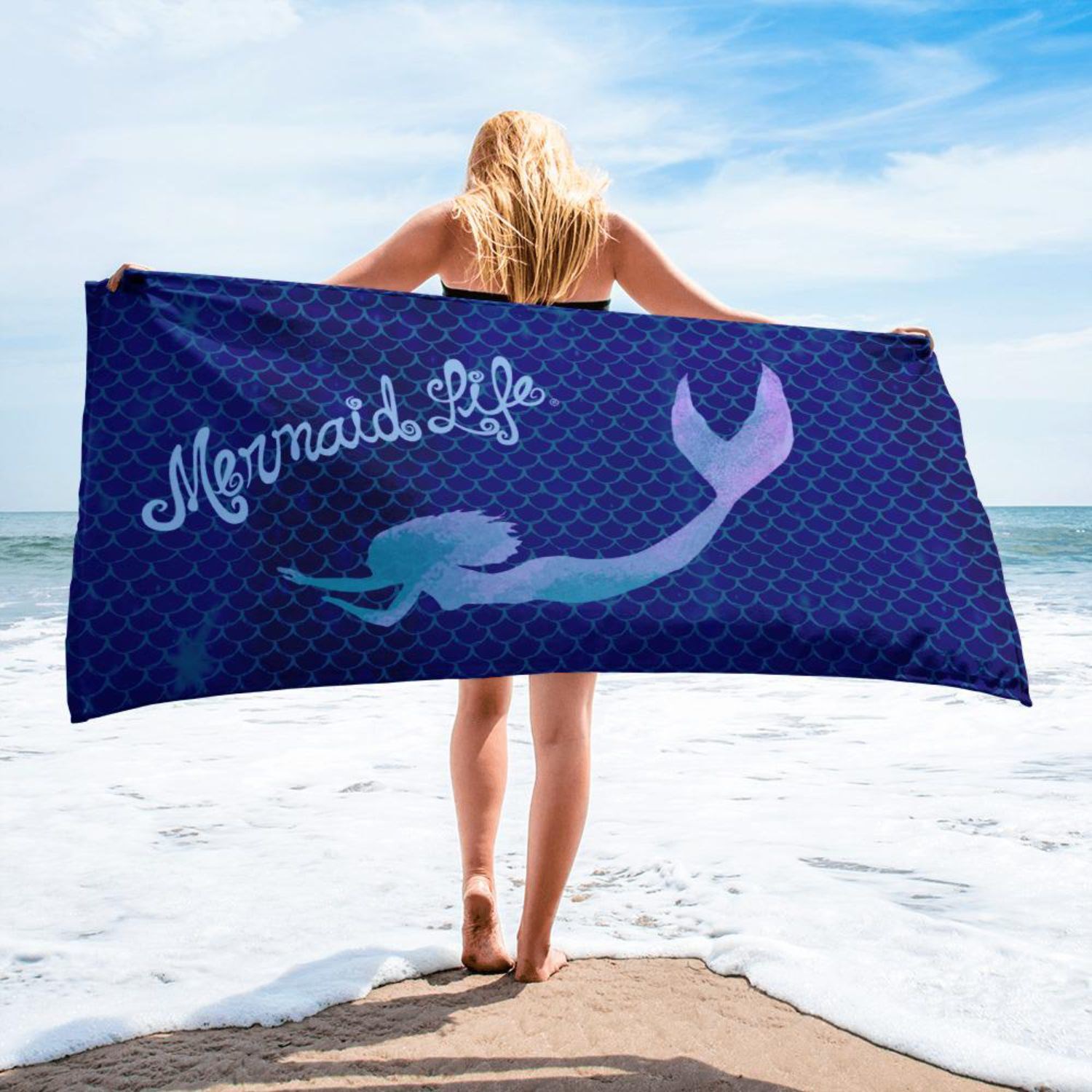 30"x 60" Sublimated Microfiber Terry Beach Towel 6