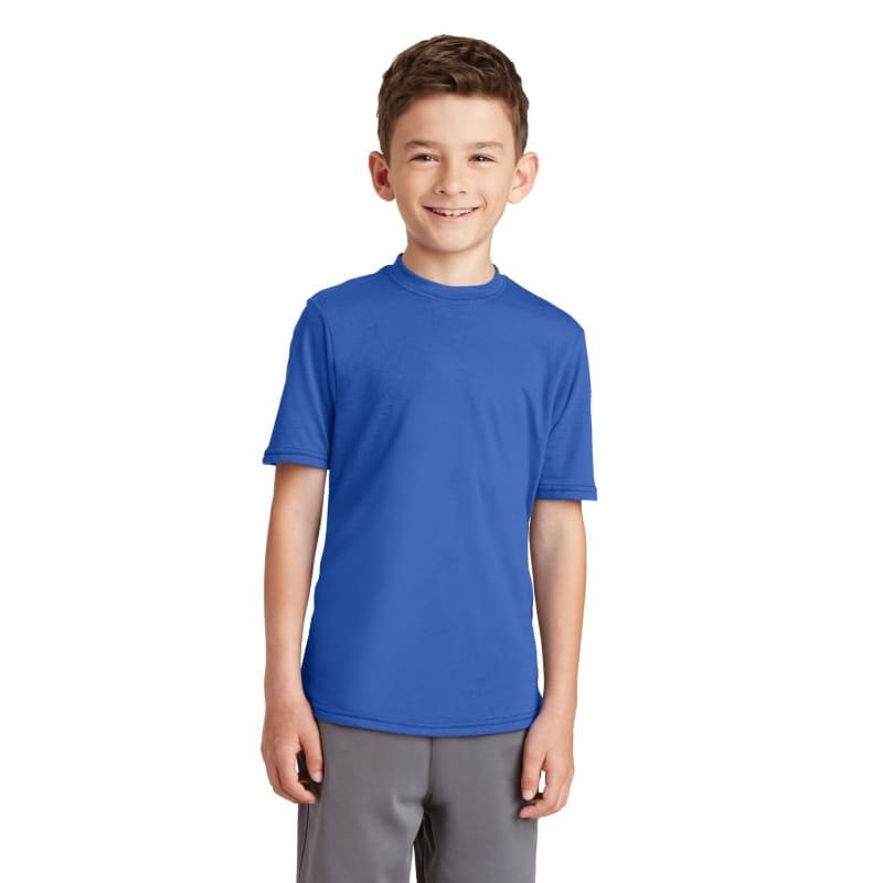 Port & Company Youth Performance Blend Tee. 53