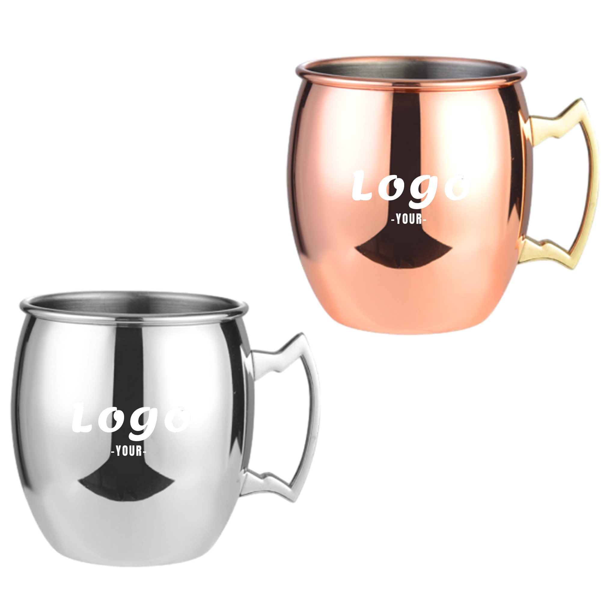 18oz Copper Coated Moscow Mule Mug 1