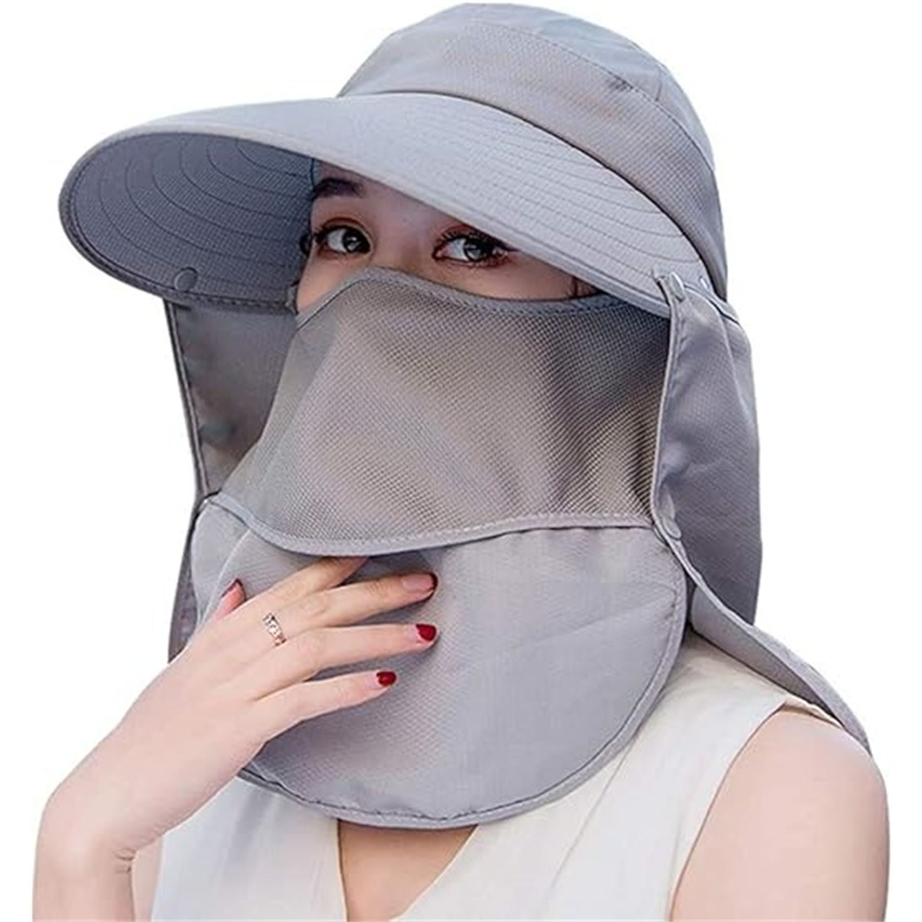 Multifunctional Wide Brim Sun Hat 6