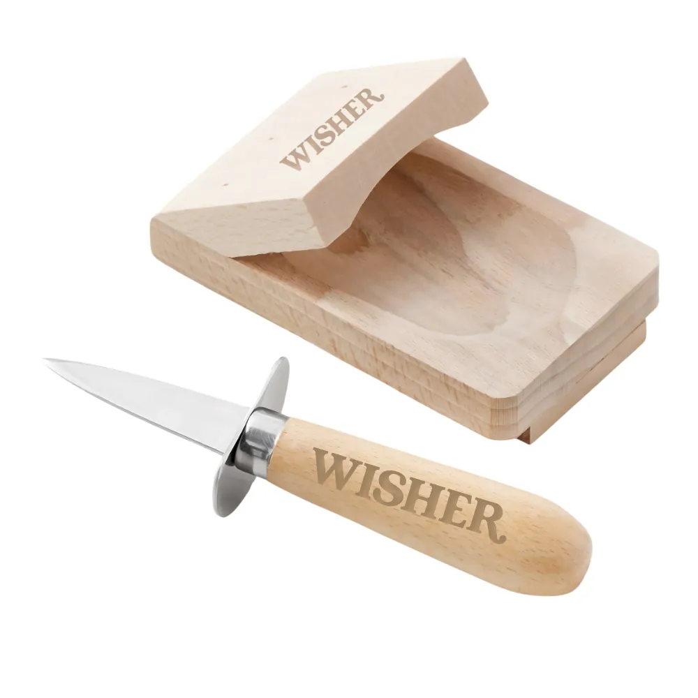 Oyster Knife and Holder Set, custom kitchen gadget with logo imprint 2
