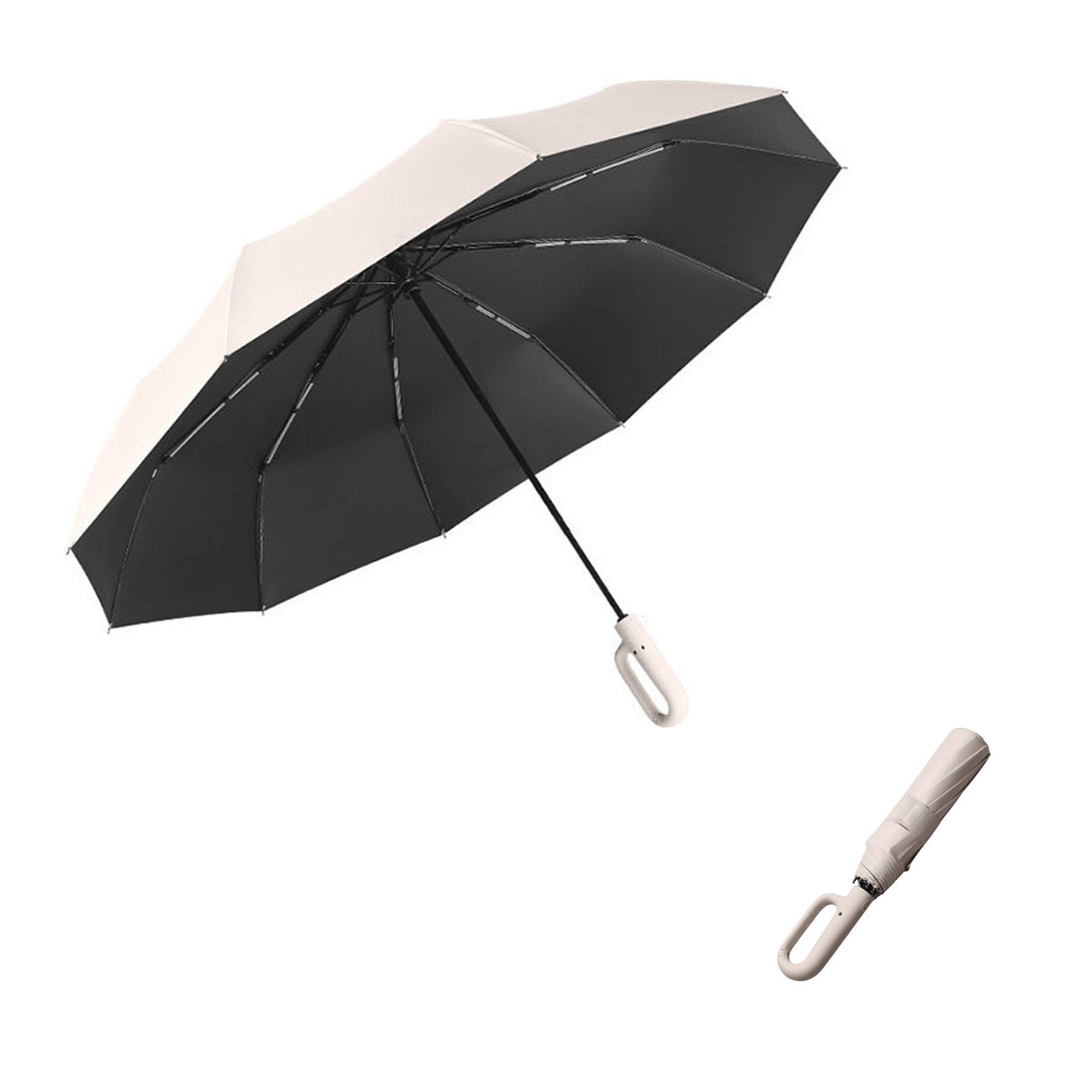Portable Folding Ring Buckle Umbrella 3
