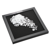 Felt Board with Letters 19