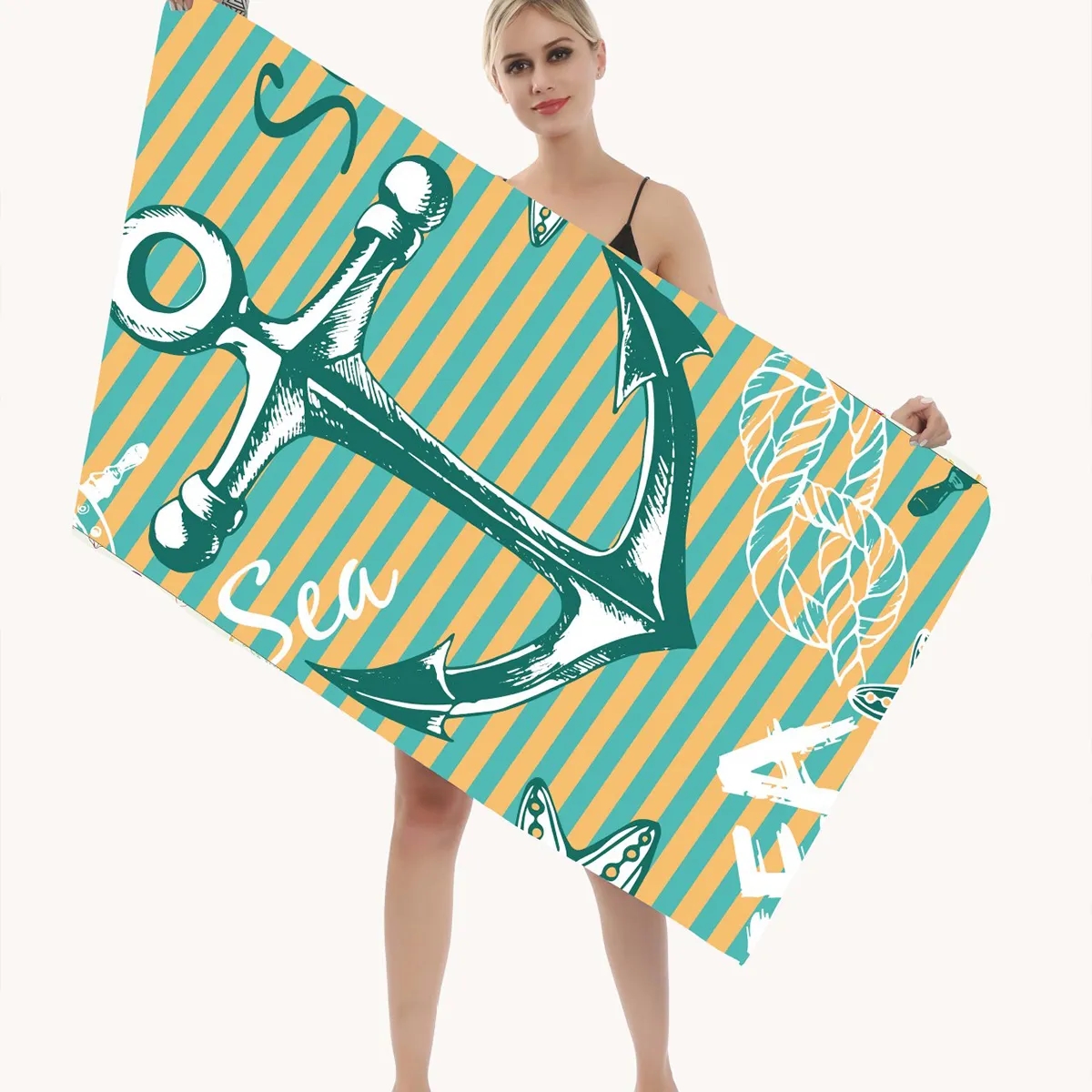 Bath Pool Camping Travel Super Absorbent Beach Towel 5