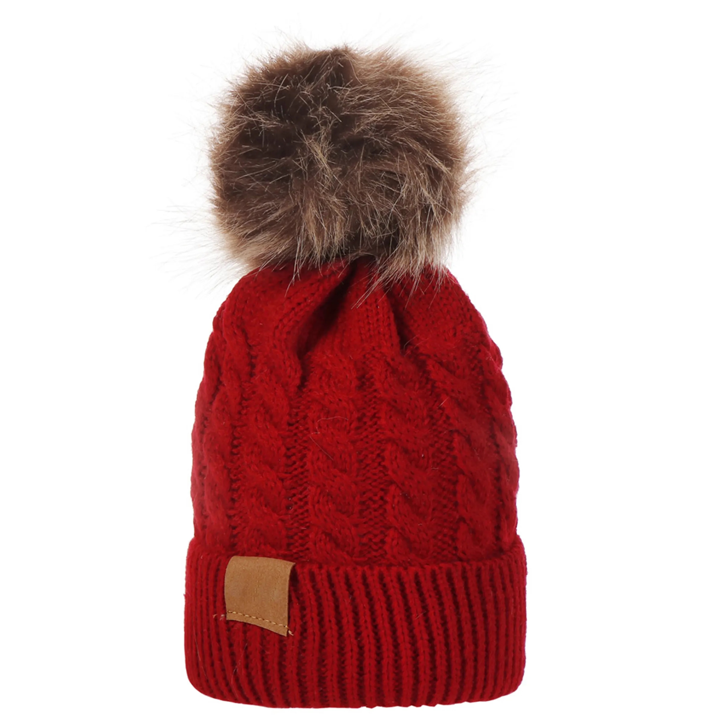 Acrylic Children's Warm Ear Protection Knitted Hat 5