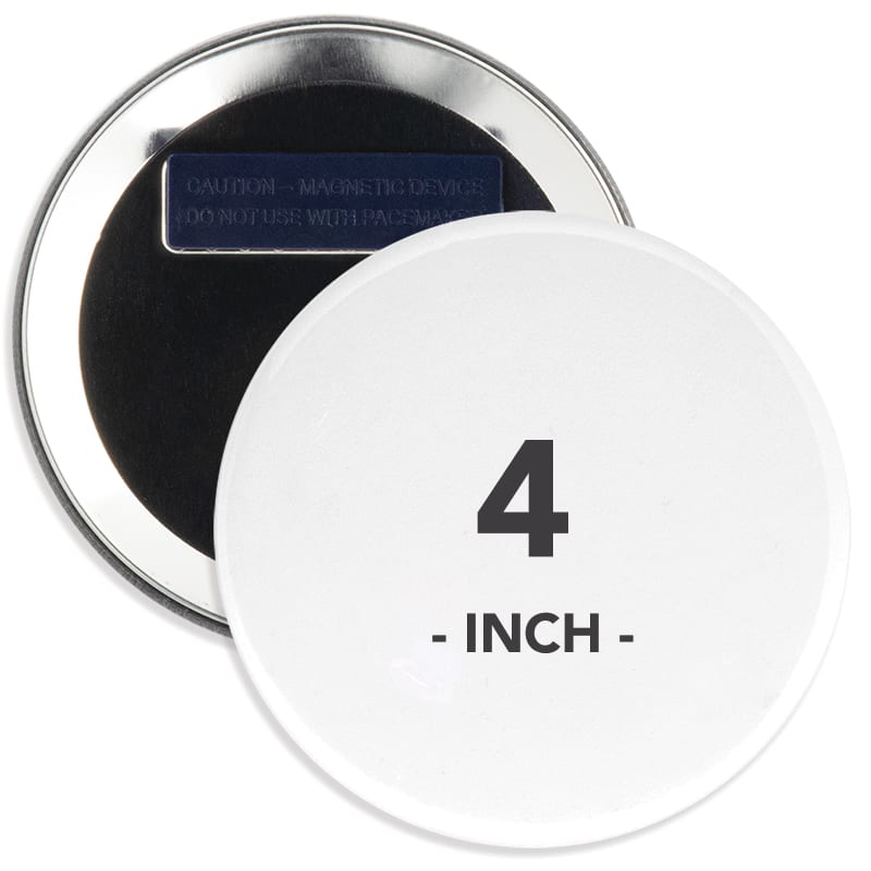 4 Inch Round Wearable Clothing Magnet Buttons 4
