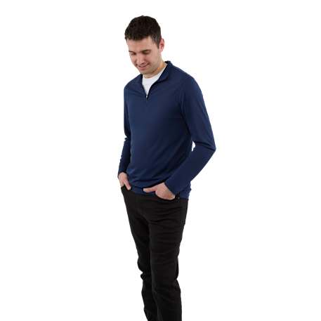 DARA Knit Quarter Zip - Men's, custom hoodie or sweatshirt with logo imprint 14