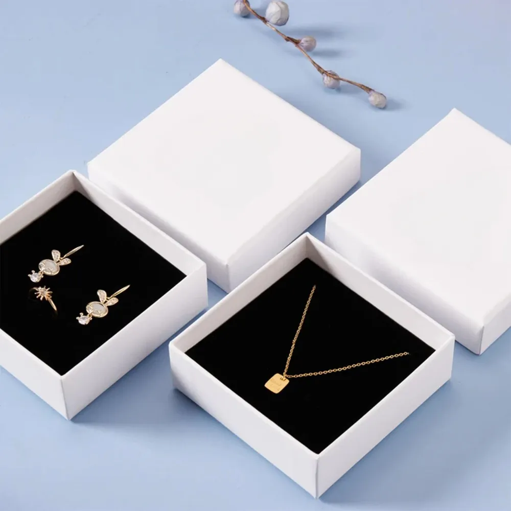Kraft Jewelry Gift Box with Foam Insert 9