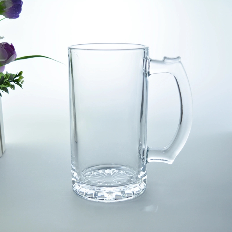 Custom 16 oz Beer Glass Mugs With Handle 4