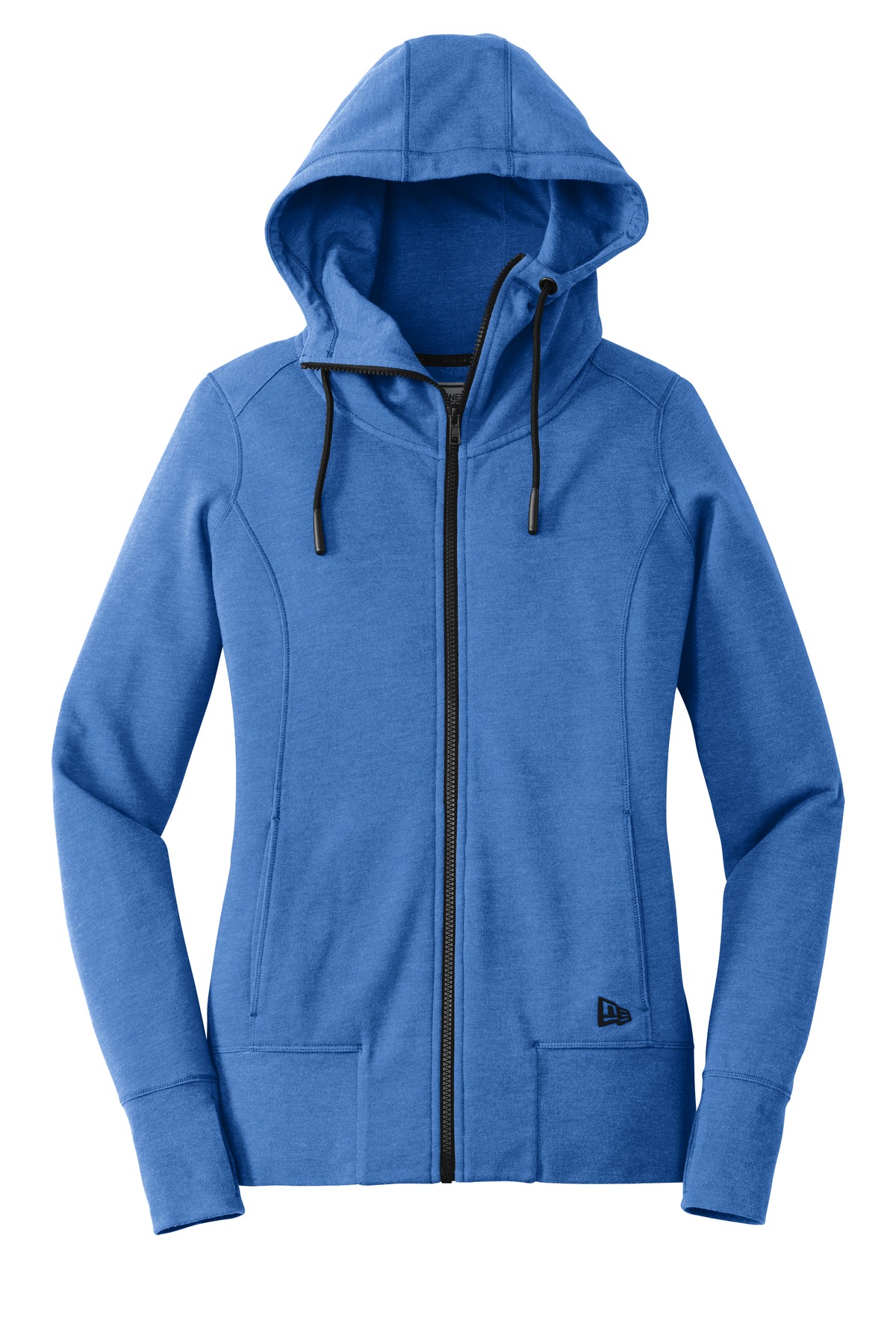 New Era Women's Tri-Blend Fleece Full-Zip Hoodie. LNEA511 5