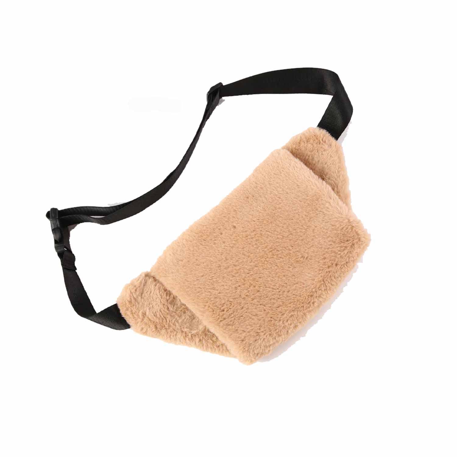 women winter Faux Fur Fanny Pack 2