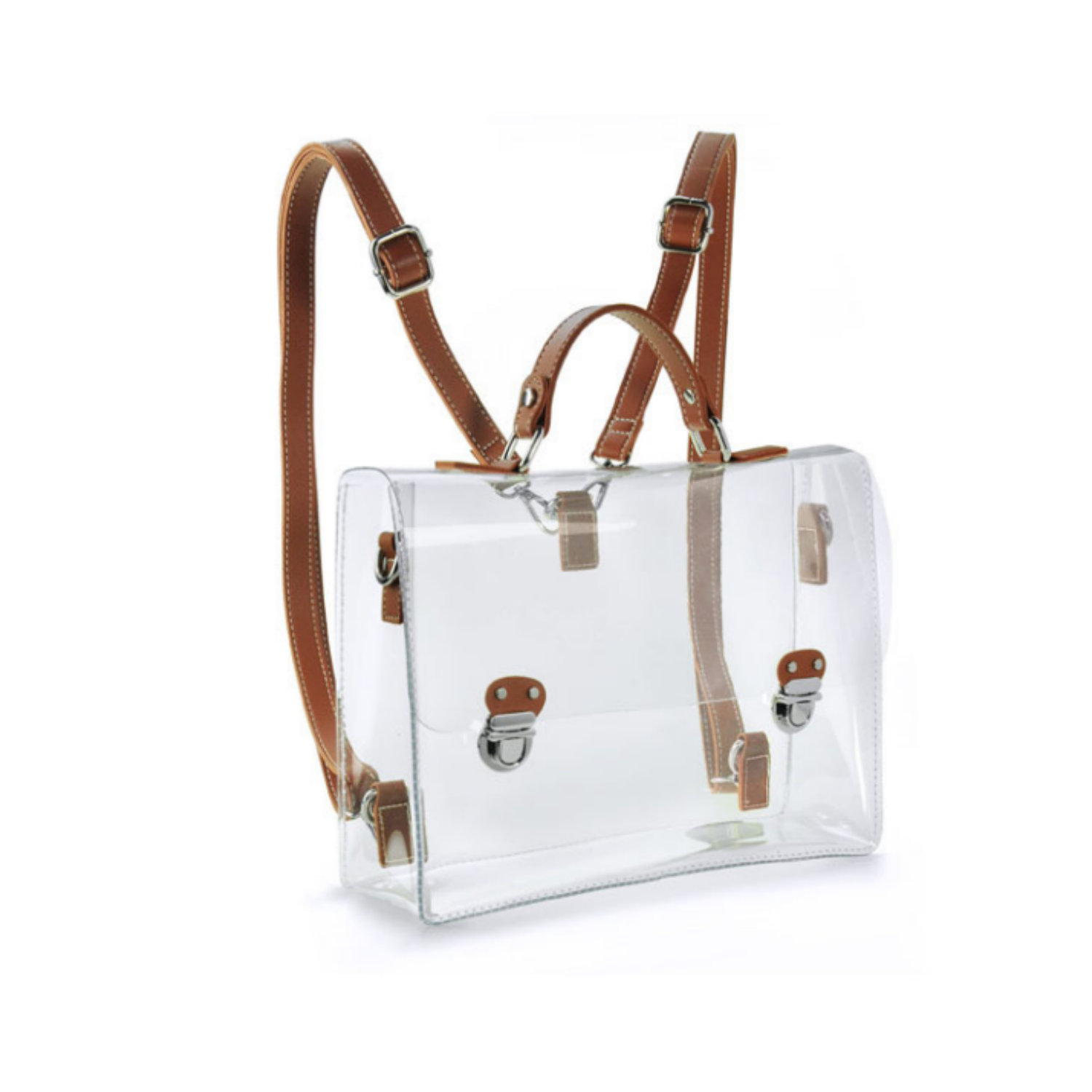Multi Functional Waterproof Transparent Women's Backpack 10