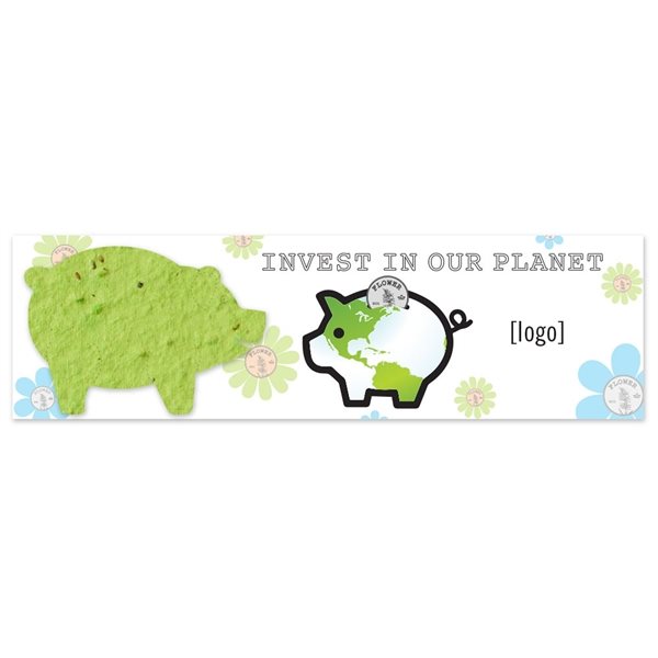 Seed Paper Shape Bookmark 14