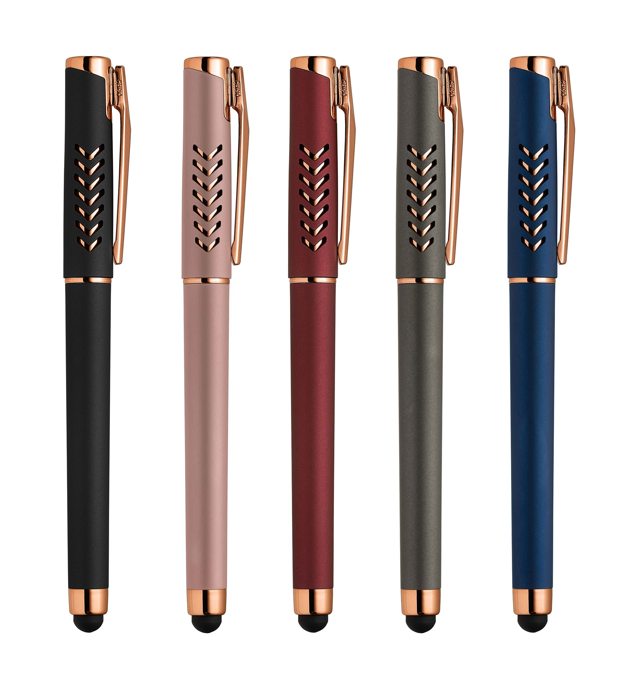 Hollywood Rose Gold Gel Pen w/Stylus 3
