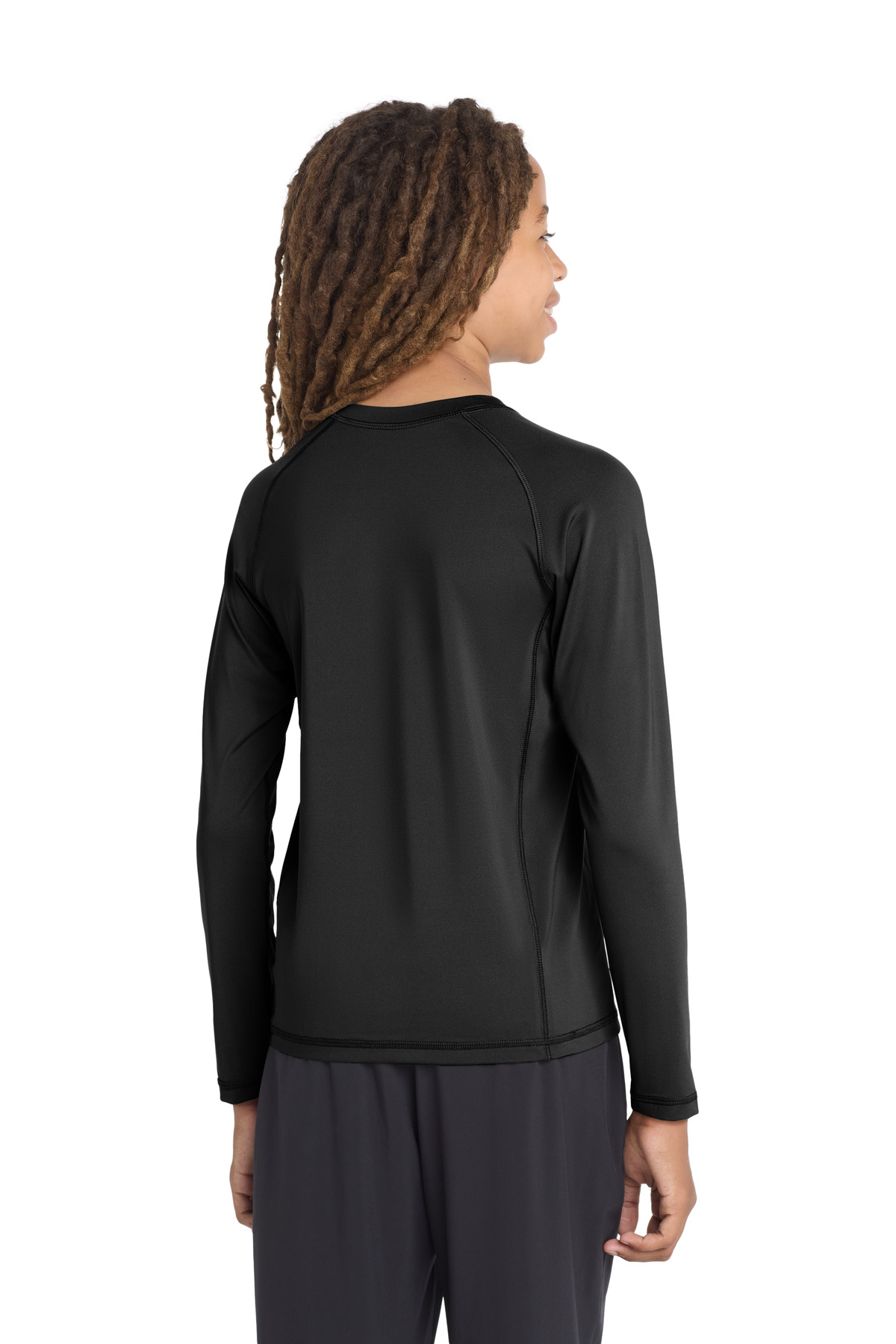Sport-Tek Youth Long Sleeve Rashguard Tee. YST470LS 23