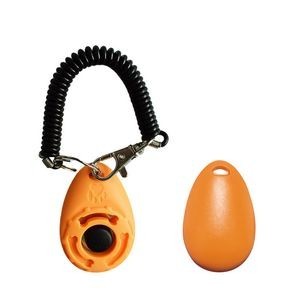 Durable Metal Pet Sound Clicker With Elastic Band 1