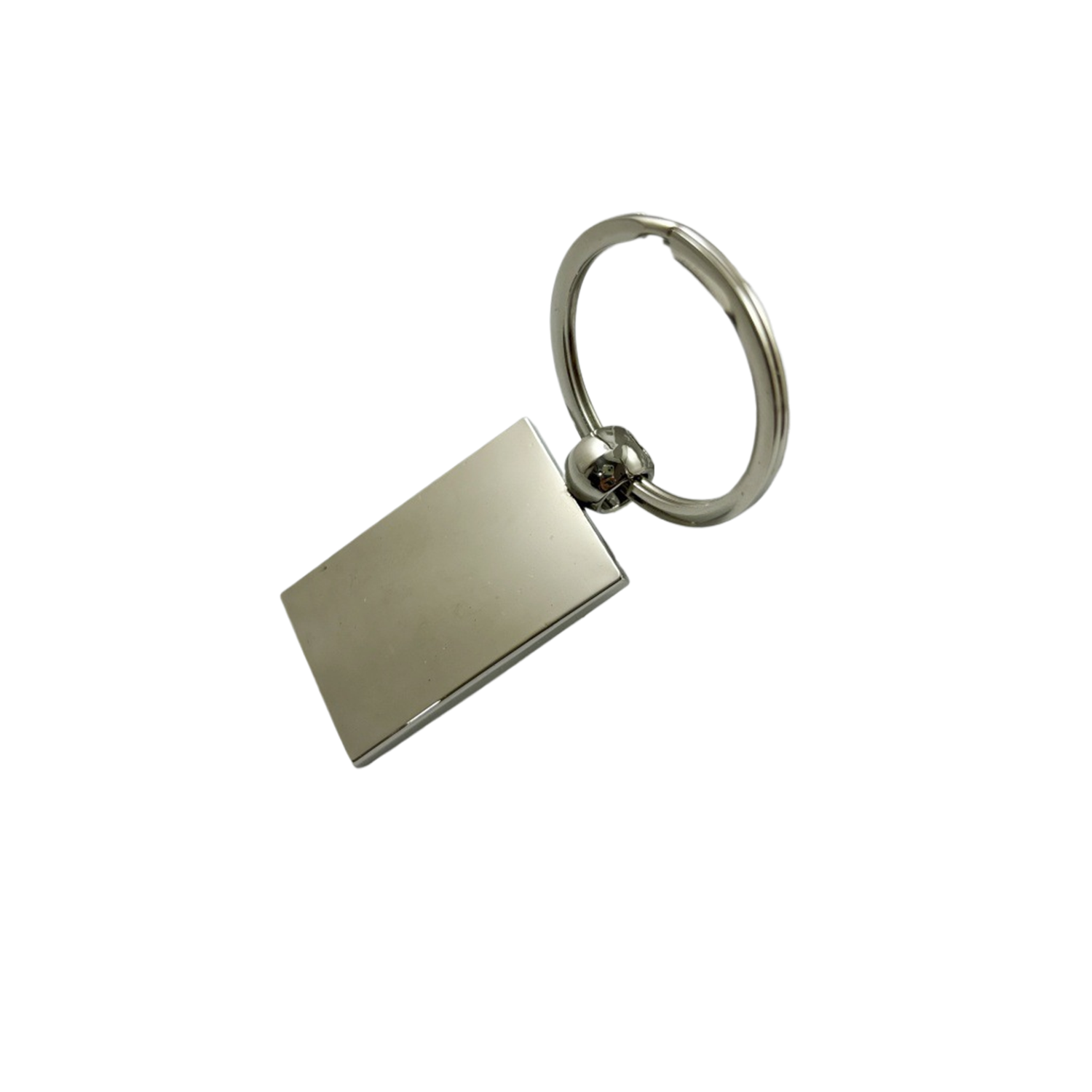 Rectangular metal keychain 5