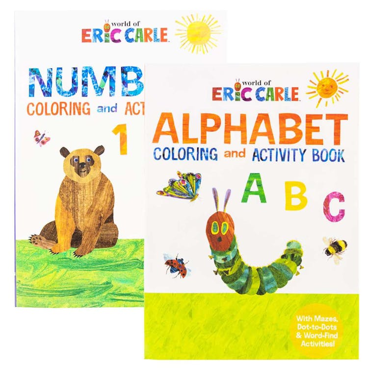 Eric Carle Coloring and Activity Books - 2 Volumes 2