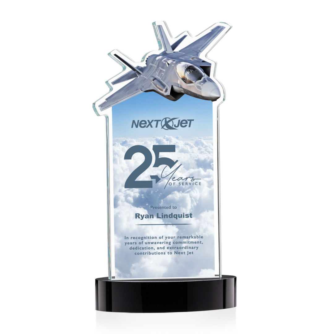 Top Gun VividPrint™ Award on Alberton Base - Black 8